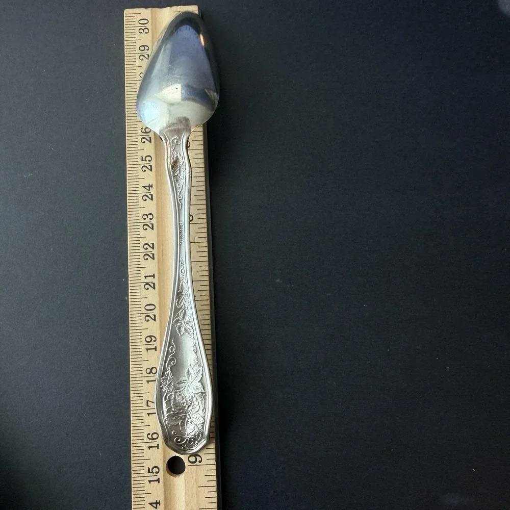 R.C. Co. Isabella Grape Fruit or Orange Spoons set 3 and Master Butter Knife
